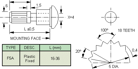 6mm Spline Adaptor